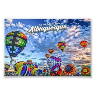 Impression Photo Albuquerque Hot Air Balloon Fiesta