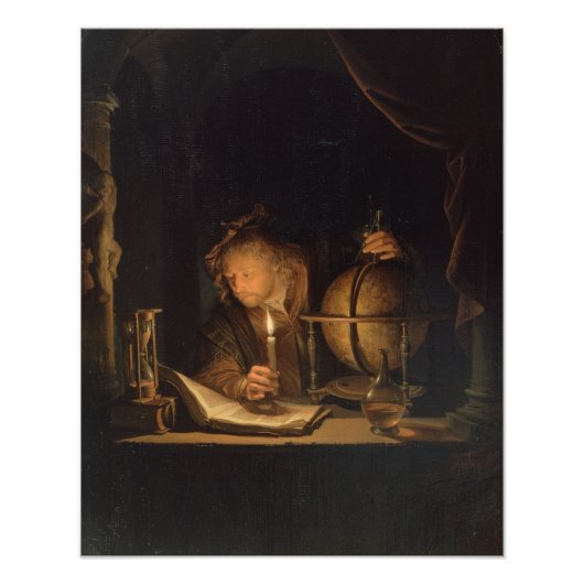 Impression Photo Alchimiste philosophe en laboratoire (Devant)