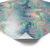 Impression Photo Alexandrite Blue Glassy Texture (Coin)