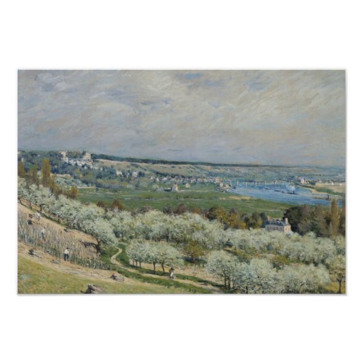 Impression Photo Alfred Sisley - La Terrasse à Saint-Germain (Devant)