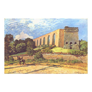 Impression Photo Alfred Sisley L'aqueduc de Marly