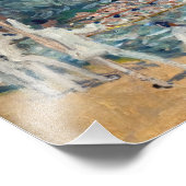 Impression Photo Alfred Sisley - Regatta à Molesey (Coin)