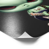 Impression Photo Alien Rebel Green Rockstar (Coin)