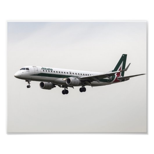 Impression Photo Alitalia Embraer 190 (Devant)