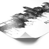 Impression Photo Allentown Pennsylvania Skyline BW (Coin)