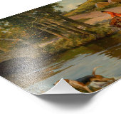 Impression Photo Aller à la rencontre Beagle anglais Hounds 1895 (Coin)