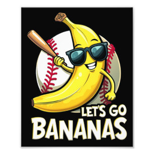 Impression Photo Allons-y Bananes Amusants Bananiers