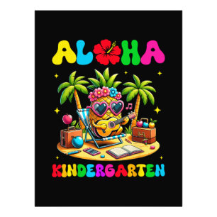 Impression Photo Aloha Maternelle Ananas Hawaï Rentree Scolaire