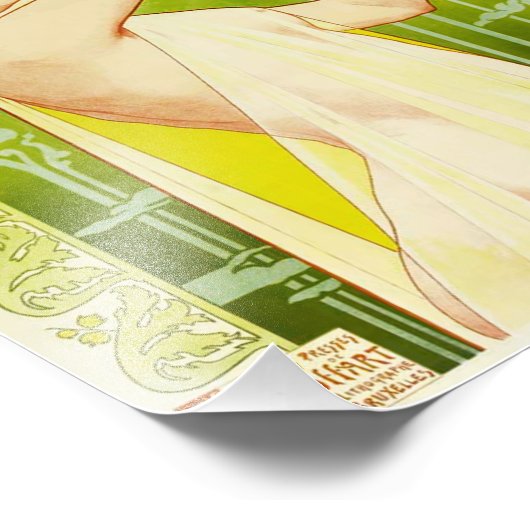 Impression Photo Alphonse Mucha Absinthe Robette Print (Coin)