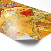 Impression Photo Alphonse Mucha Art Nouveau Automne (Coin)