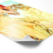 Impression Photo Alphonse Mucha Art Nouveau Été (Coin)