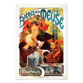Impression Photo Alphonse Mucha Bière de la Muse Imprimer (Devant)