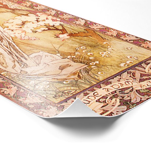 Impression Photo Alphonse Mucha Joan d'Arc Imprimer (Coin)