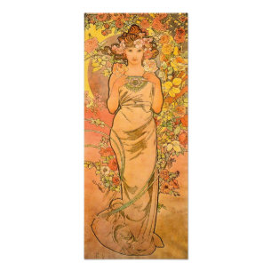 Impression Photo Alphonse Mucha la copie de rose