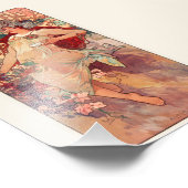 Impression Photo Alphonse Mucha, Les Saisons, Automne (1896) (Coin)