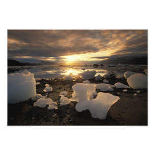 Impression Photo Amérique du Nord, États-Unis, Alaska, Ice Bay, pay