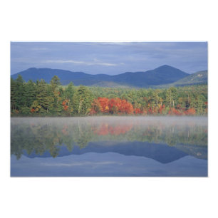 Impression Photo Amérique du Nord, États-Unis, NH, reflets d'automn