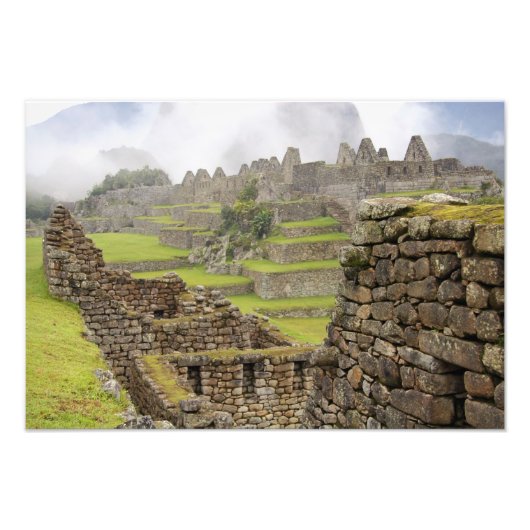 Impression Photo Amériques, Pérou, Machu PIcchu. L'ancien (Devant)