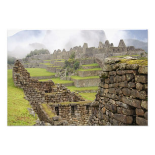 Impression Photo Amériques, Pérou, Machu PIcchu. L'ancienne