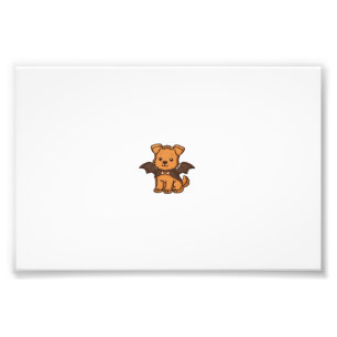 Impression Photo Amour de chiot Halloween � Art de chien Kawaii T-S