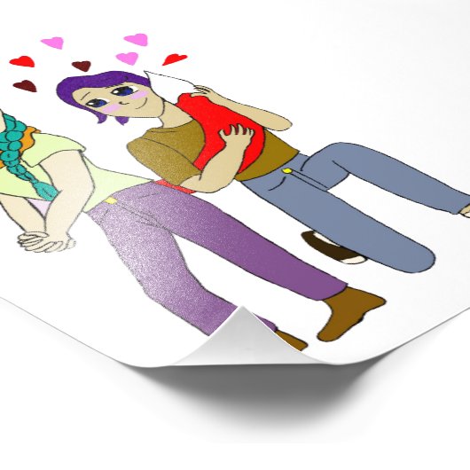Impression Photo amour de queue (Coin)