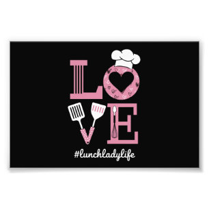 Impression Photo Amour Déjeuner Lady Life Funny Valentines Jour Cad