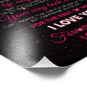 Impression Photo Amoureux de la fille | À ma fille amour maman (Coin)