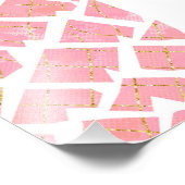 Impression Photo Ananas Baby shower tropical Affiche de bienvenue (Coin)