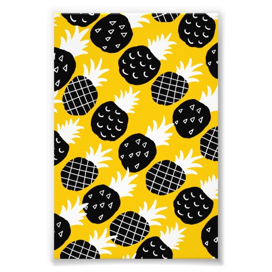 Impression Photo Ananas noir (Devant)