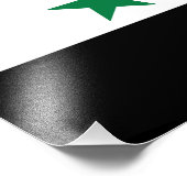 Impression Photo Ancien drapeau de Syrie (Coin)