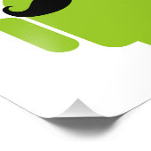 Impression Photo Android Robot Moustache (Coin)