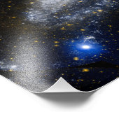 Impression Photo Andromède galaxie laiteuse façon cosmos univers (Coin)