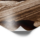 Impression Photo Ange de pleurs Photogrpah sepia (Coin)