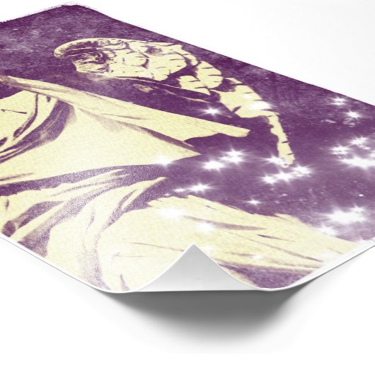 Impression Photo Ange pourpre (Coin)