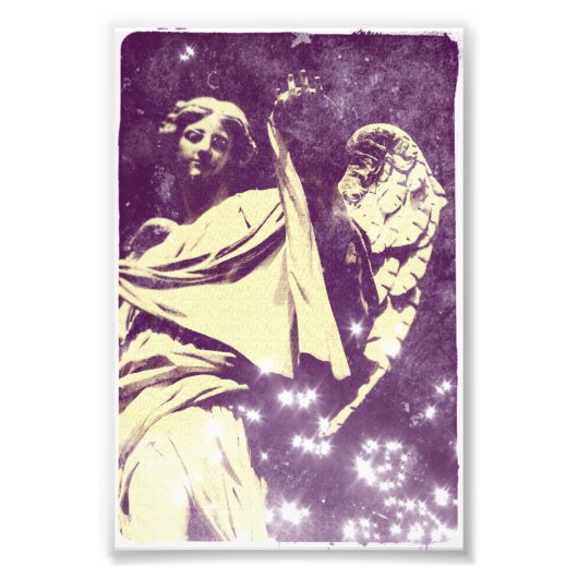 Impression Photo Ange pourpre (Devant)