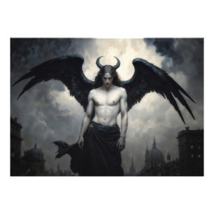 Impression Photo Ange sombre Lucifer