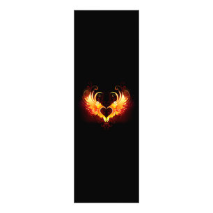 Impression Photo Angel Fire Heart with Wings