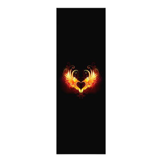 Impression Photo Angel Fire Heart with Wings (Devant)