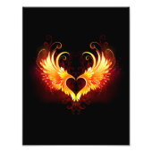 Impression Photo Angel Fire Heart with Wings (Devant)