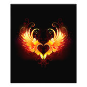Impression Photo Angel Fire Heart with Wings (Devant)