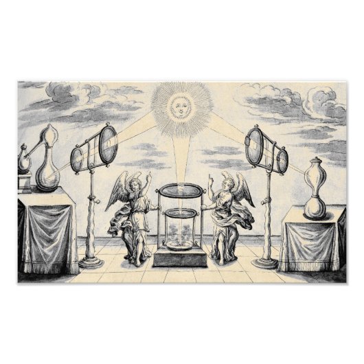 Impression Photo Anges divins de l'Alchimie (Devant)