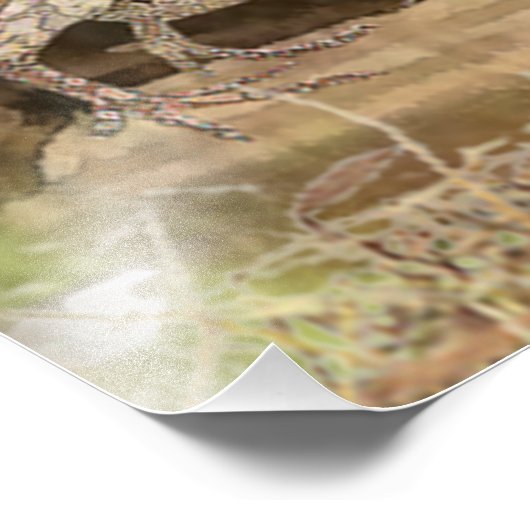 Impression Photo Anglais Cocker Spaniel (Coin)