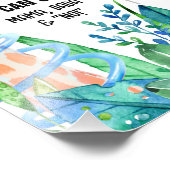 Impression Photo animaux de fête Premier anniversaire Jalon Board (Coin)