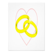 Impression Photo Anneaux Mariages entrelacés (Devant)