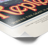 Impression Photo Annonce de voyage Sci-Fi, Planet Kepler-186f (Coin)