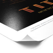 Impression Photo Annonce Voyage Sci-Fi, Moon Titan (Coin)