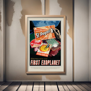 Impression Photo Annonce Voyage Sci-Fi, Planet 51 Pegasi B