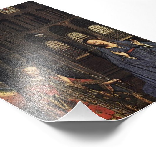 Impression Photo Annonciation de Jan van Eyck (Coin)