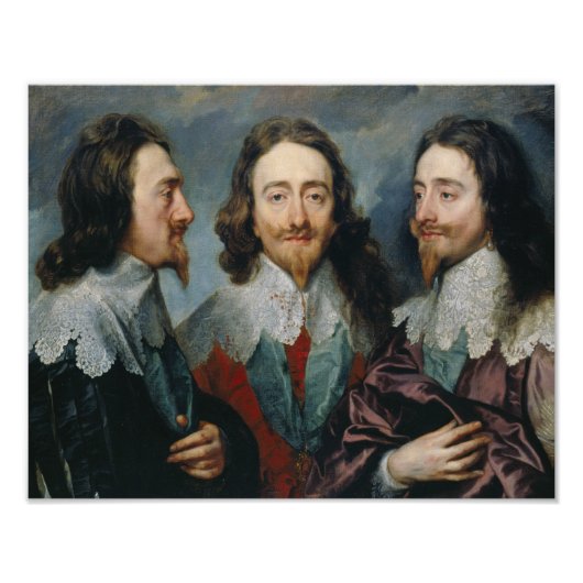 Impression Photo Anthony van Dyck - Charles I (1600-49) (Devant)