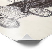 Impression Photo Antique car (Coin)